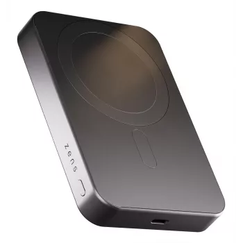 ZENS powerbank slank Qi2 Al 10000mAh zwart