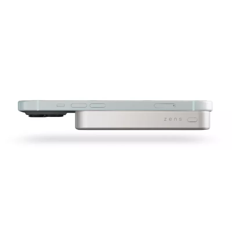 ZENS powerbank slank Qi2 Al 10000mah wit