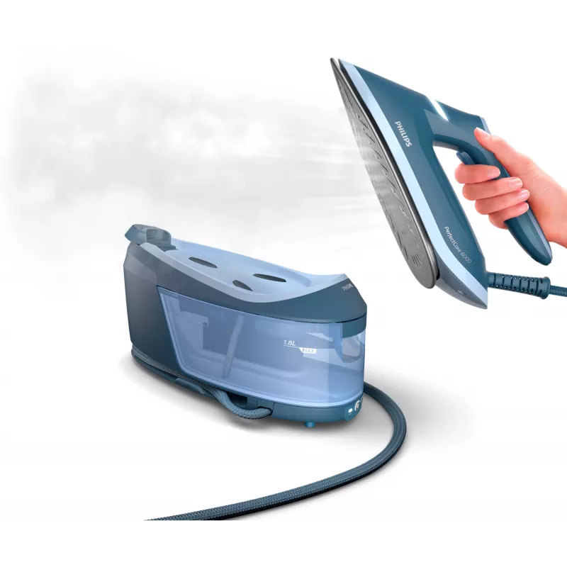 Philips 6000-serie stoomstrijkstation PSG6042/20 2400 W 1,8 l SteamGlide Advanced blauw