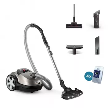 Philips 8000 serie XD8152/12 stofzuiger 4 L cilinderstofzuiger droog 900 W stofzak