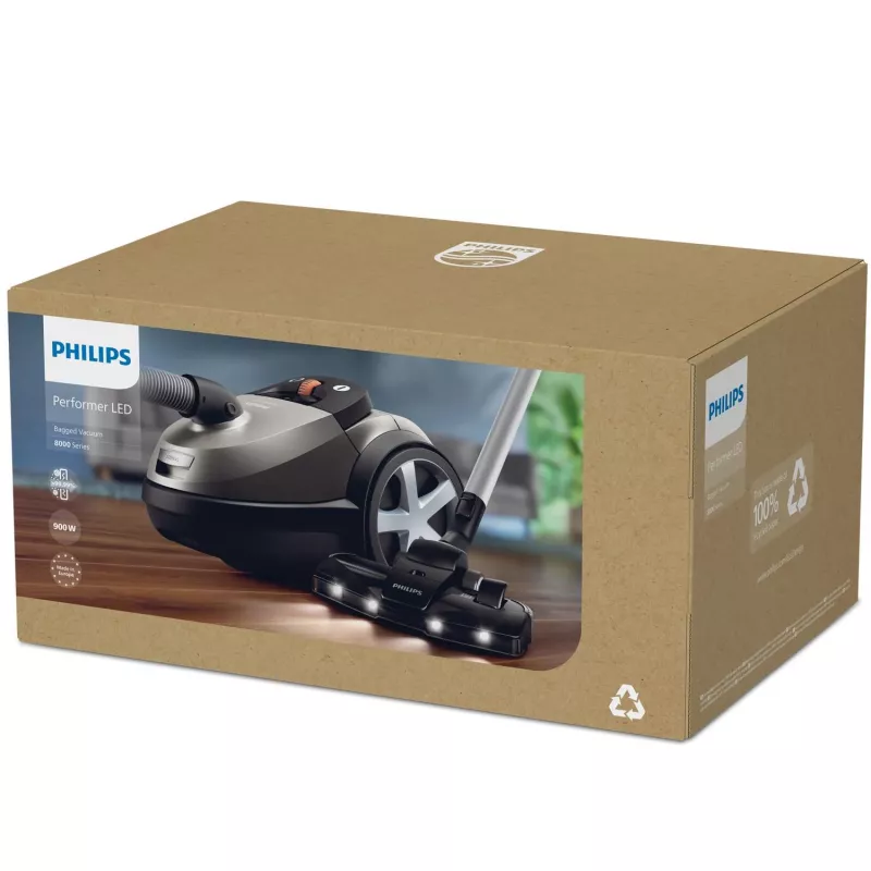 Philips 8000 serie XD8152/12 stofzuiger 4 L cilinderstofzuiger droog 900 W stofzak