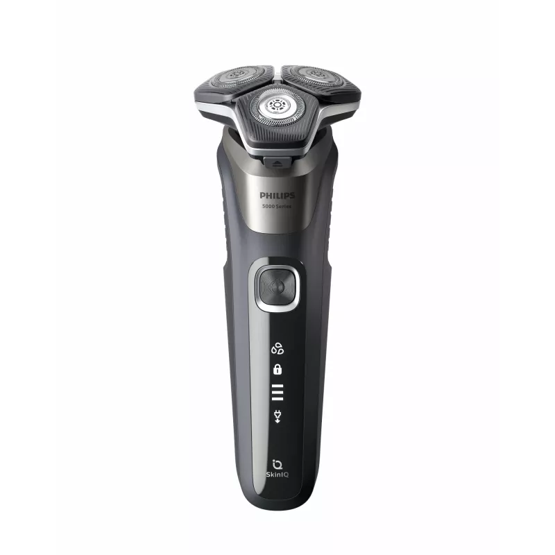 Philips SHAVER Series 5000 S5887/30 herenscheerapparaat, rotatiescheerapparaat, zwart, grijs