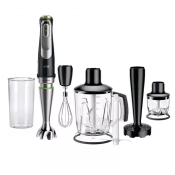 Braun MultiQuick 9 MQ9147X 0,6 L staafmixer 1200 W zwart, RVS