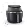 Philips 3000 Serie NA322/00 friteuse enkel 4,2 L vrijstaand model 1400 W heteluchtfriteuse koper, zwart