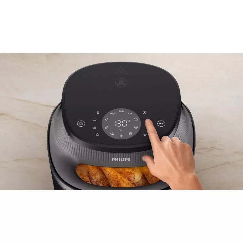 Philips 3000 Serie NA322/00 friteuse enkel 4,2 L vrijstaand model 1400 W heteluchtfriteuse koper, zwart