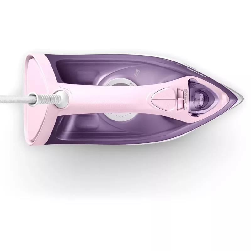 Philips 3000 Serie DST3020/30 strijkijzer stoomstrijkijzer keramische zool 2200 W roze, paars