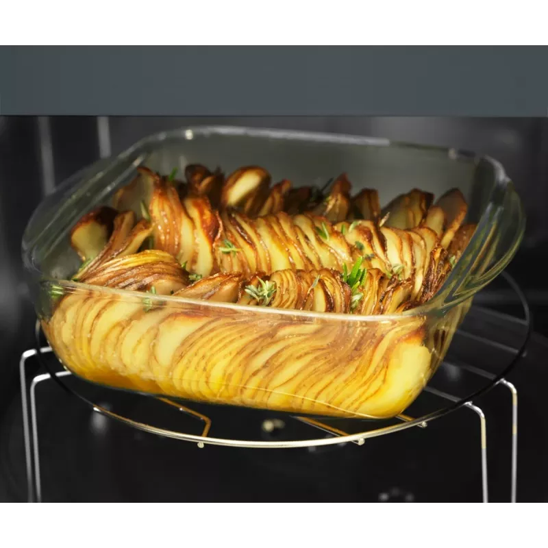 Compacte grill-magnetron Electrolux EMZ421MMTI — 800 W, 20 l, titanium, 270 mm draaiplateau