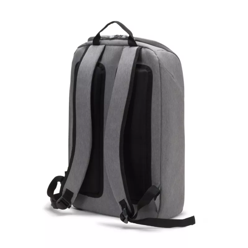 DICOTA backpack Eco Motion – 13-15,6 inch notebookrugzak – lichtgrijs / 600d Rpe polyester