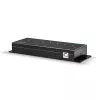 Lindy 42794 industriële metalen USB 2.0-hub met 7 poorten, 480 Mbit/s, montagebeugels, externe voeding, zwart