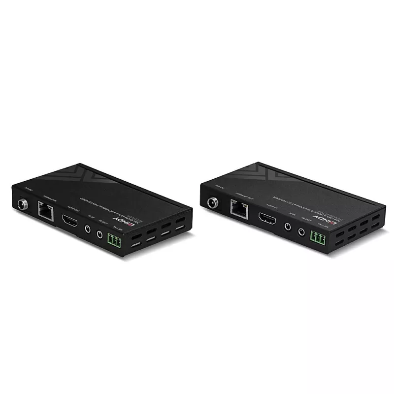 Lindy 70m Cat.6 HDMI 4K30, IR en RS-232 HDBaseT-extender met PoC