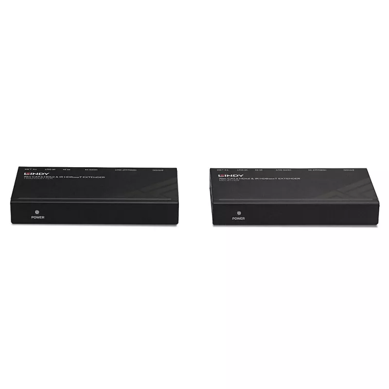 Lindy 70m Cat.6 HDMI 4K30, IR en RS-232 HDBaseT-extender met PoC
