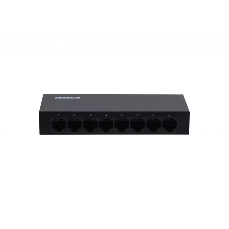Dahua Technology Access 8-poorts unmanaged gigabit switch, unmanaged, L2, gigabit ethernet (10/100/1000)