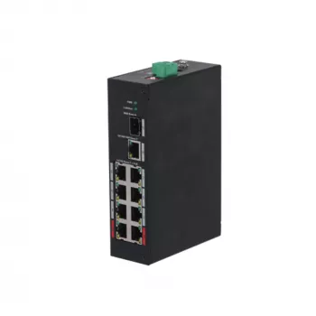 Dahua Technology PFS3110-8ET-96-V2 unmanaged Fast Ethernet (10/100) Power over Ethernet (PoE) 10U zwart
