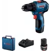 Bosch GSR 12V-30 accuschroevendraaier, 2x 2,0 Ah, 30/17 Nm, borstelloos, koffer
