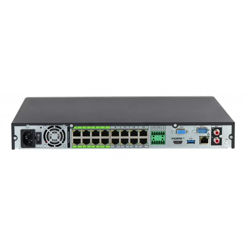 Dahua Technology WizSense NVR5216-16P-EI2 netwerkvideorecorder 1U zwart