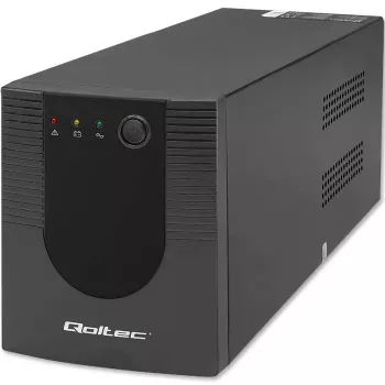 Qoltec UPS 53776 line-interactive 1,5 kVA 900 W 4 AC-uitgangen