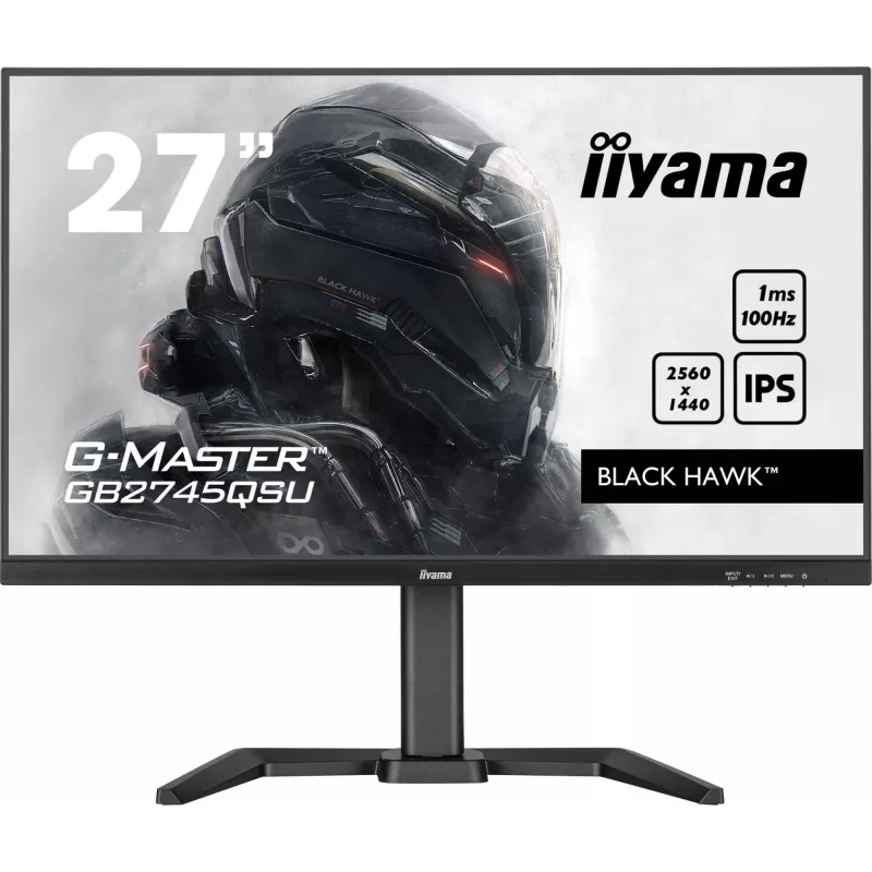 iiyama G-MASTER GB2745QSU-B2 computermonitor 68,6 cm (27 inch) 2560 x 1440 pixels Wide Quad HD LED zwart