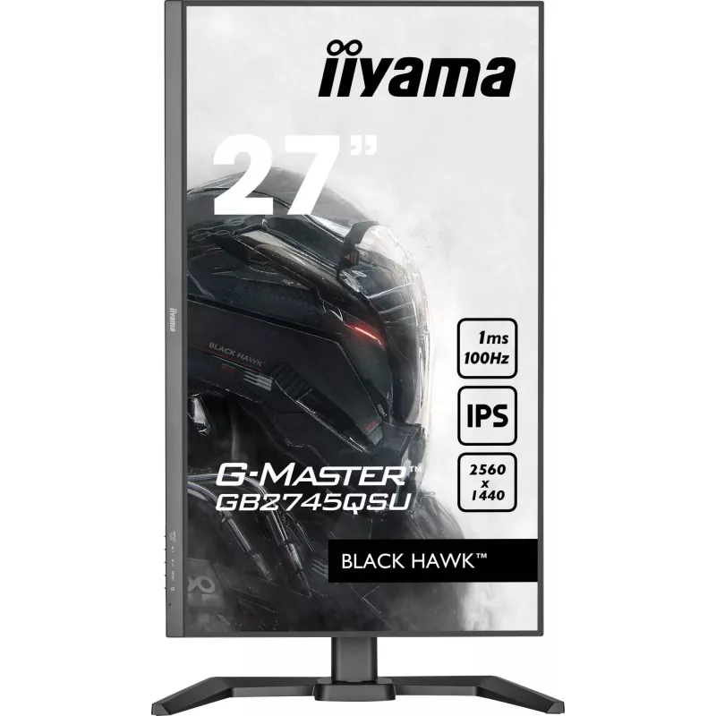 iiyama G-MASTER GB2745QSU-B2 computermonitor 68,6 cm (27 inch) 2560 x 1440 pixels Wide Quad HD LED zwart