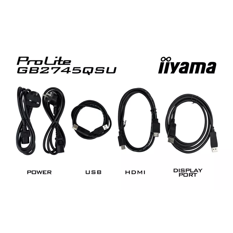 iiyama G-MASTER GB2745QSU-B2 computermonitor 68,6 cm (27 inch) 2560 x 1440 pixels Wide Quad HD LED zwart