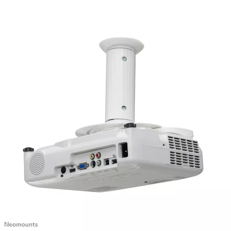 Neomounts BEAMER-C80WHITE plafondsteun voor projector - hoogte 13-20 cm - volledig beweegbaar