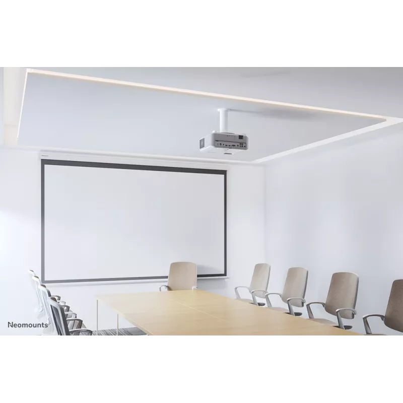 Neomounts BEAMER-C80WHITE plafondsteun voor projector - hoogte 13-20 cm - volledig beweegbaar