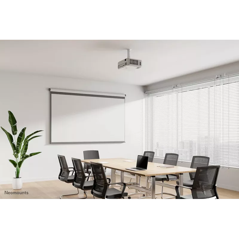 Neomounts BEAMER-C80WHITE plafondsteun voor projector - hoogte 13-20 cm - volledig beweegbaar