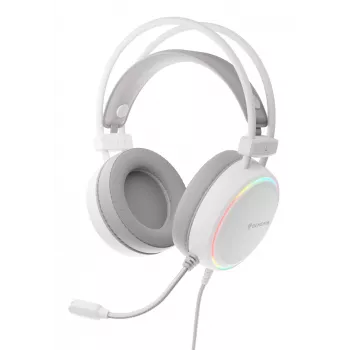 GENESIS NSG-2308 hoofdtelefoon/headset bekabeld hoofdband gaming USB Type-A wit