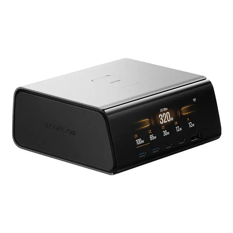 Oplader EcoFlow EF-STATION320W-EU desktop-oplader 320W voor draagbare apparaten