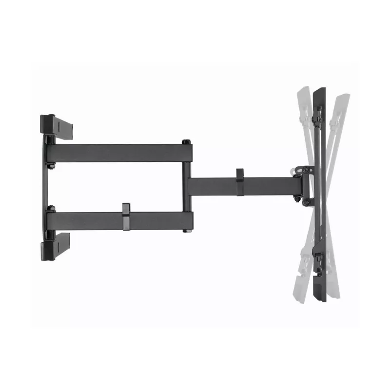 Gembird WM-80ST-05 kantelbare en draaibare tv-wandbeugel, 37-80 inch, tot 50 kg
