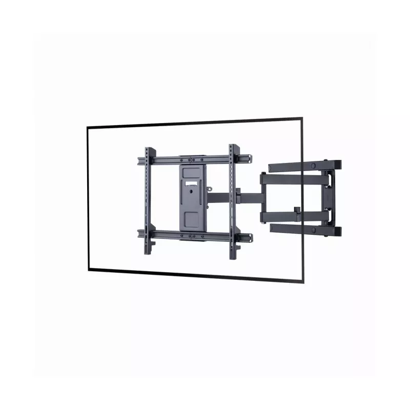 Gembird WM-80ST-05 kantelbare en draaibare tv-wandbeugel, 37-80 inch, tot 50 kg