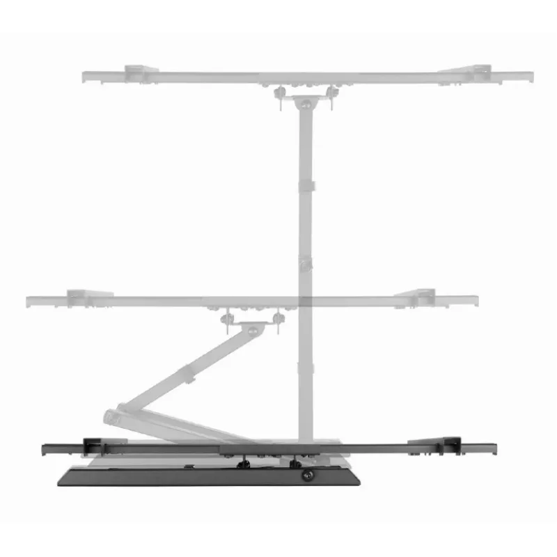 Gembird WM-80ST-05 kantelbare en draaibare tv-wandbeugel, 37-80 inch, tot 50 kg