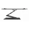 Gembird WM-80ST-05 kantelbare en draaibare tv-wandbeugel, 37-80 inch, tot 50 kg