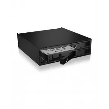 ICY BOX - IB-2242U2K - backplane, 4x U.2 2,5 NVMe SSD (6-15 mm) voor 1x 5,25 bay - black