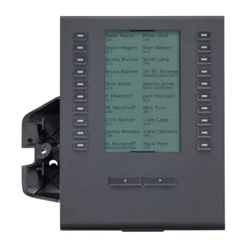 IP-uitbreidingsmodule Auerswald COMfortel D-XT20i zwart 20 toetsen