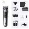Braun BeardTrimmer 9 BT9560 baardtrimmer batterij 52 2 cm nat & droog zwart, zilver
