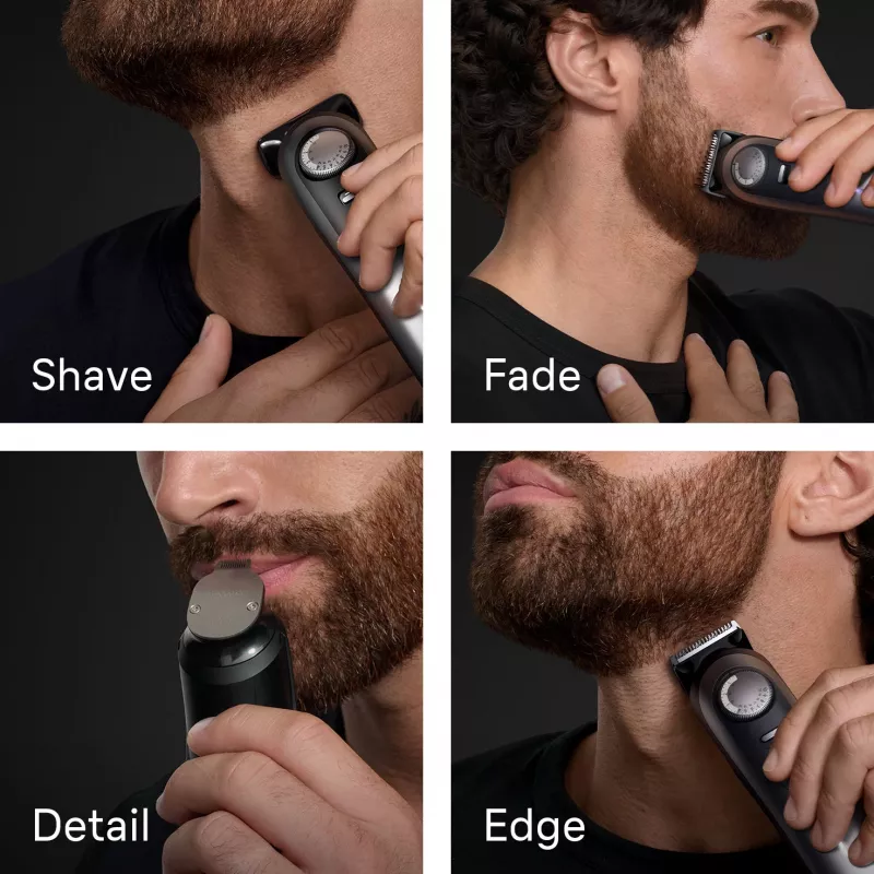 Braun BeardTrimmer 9 BT9560 baardtrimmer batterij 52 2 cm nat & droog zwart, zilver