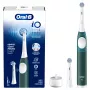 Elektrische tandenborstel BRAUN Oral‑B iO Series 2 groen oplaadbaar met reisetui