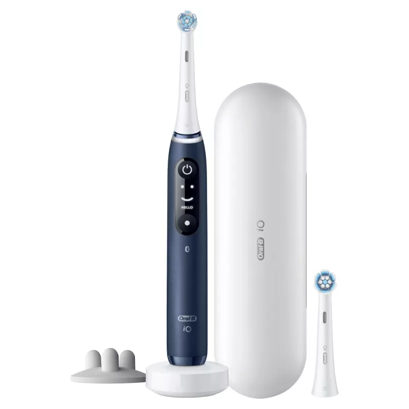 Oral-B iO 7S volwassenen oscillerende tandenborstel blauw, wit