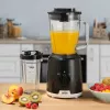 Braun JB1051BK PowerBlend 1 keukenblender, 600 W, 1,25 l, glazen kan, zwart