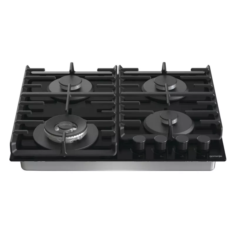 Gorenje GTW642SYB zwart inbouw 60 cm gas 4 zones