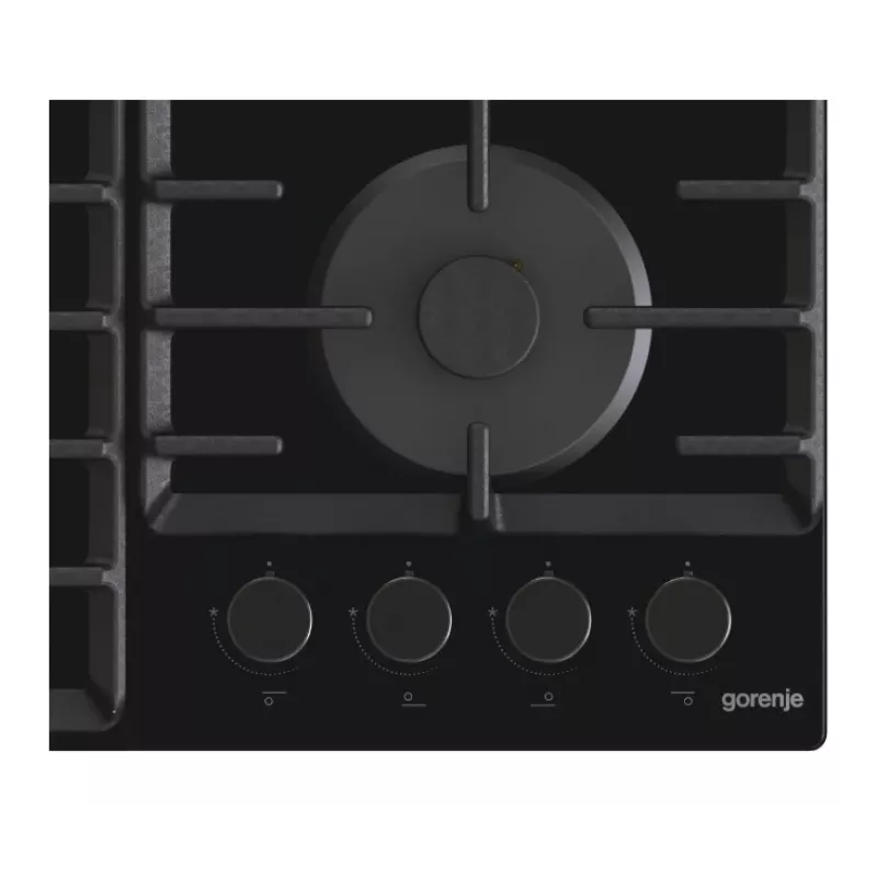Gorenje GTW642SYB zwart inbouw 60 cm gas 4 zones
