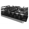 Gorenje GTW642SYB zwart inbouw 60 cm gas 4 zones