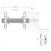Equip 37 inch-65 inch modulaire push-in pop-out TV-wandhouder