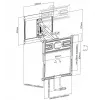 Equip 43 inch-70 inch pull-down TV-wandhouder