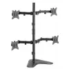 Equip 17 inch-32 inch verstelbare bureaustandaard voor vier monitoren