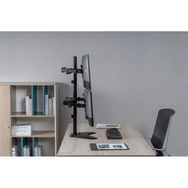 Equip 17 inch-32 inch verstelbare bureaustandaard voor vier monitoren
