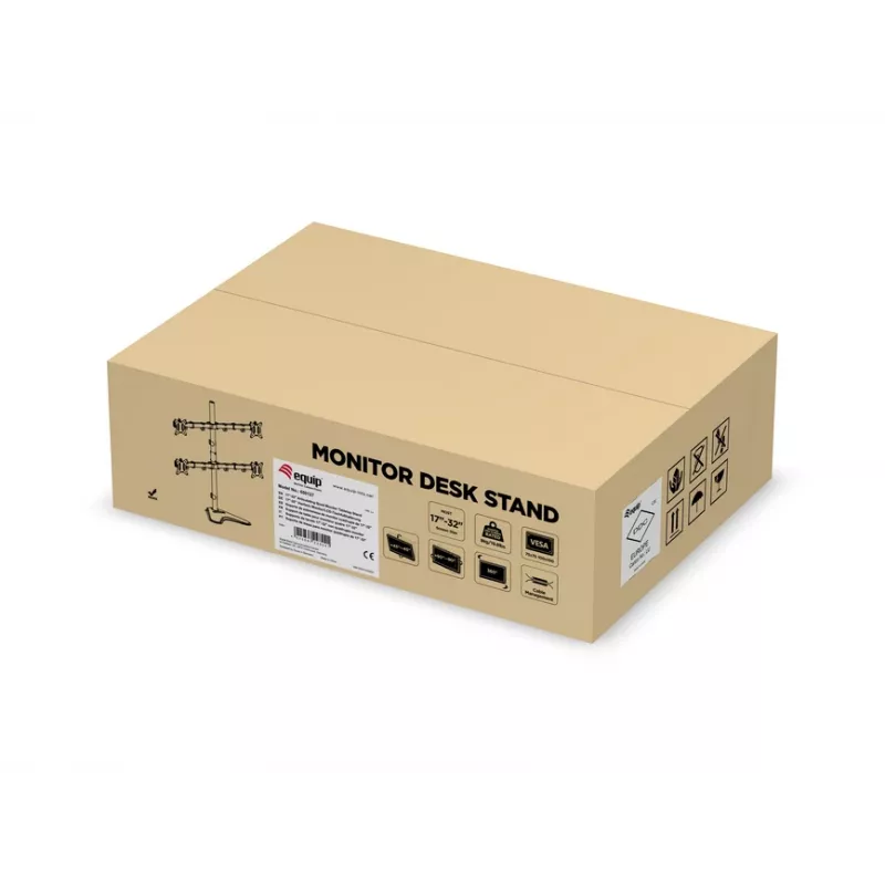 Equip 17 inch-32 inch verstelbare bureaustandaard voor vier monitoren