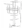 Gemotoriseerde afstandsbediening-TV-standaard Equip 37–65 inch