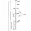 Gemotoriseerde afstandsbediening-TV-standaard Equip 37–65 inch