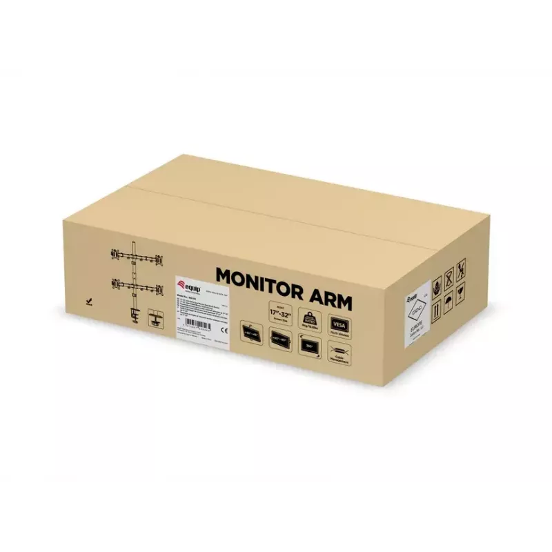 Equip 17 inch-32 inch verstelbare quad-monitor bureauhouder